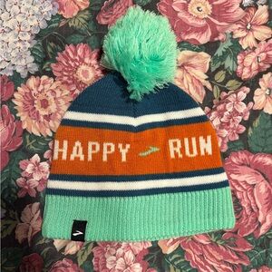 Brooks Running Run Happy Pom Beanie